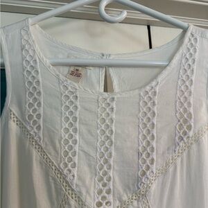 Sundance White Cotton Dress